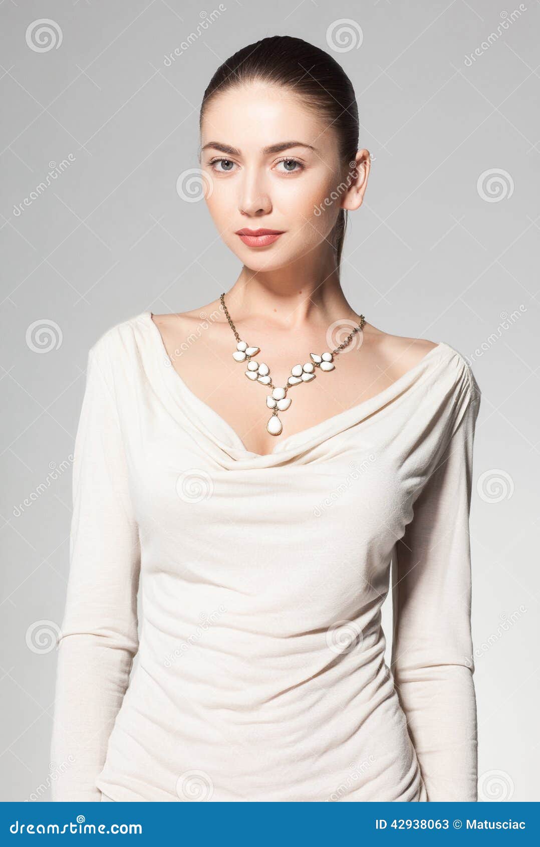 Necklace Beautiful Woman On 63