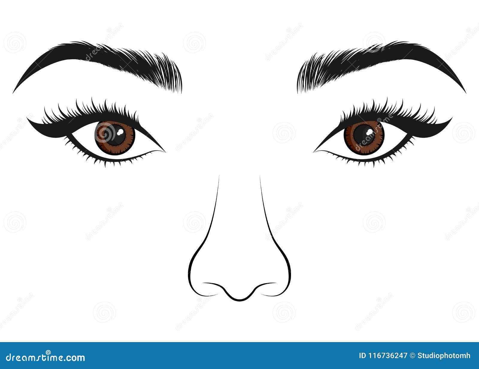 Discover 126+ eyes and nose drawing best - vietkidsiq.edu.vn