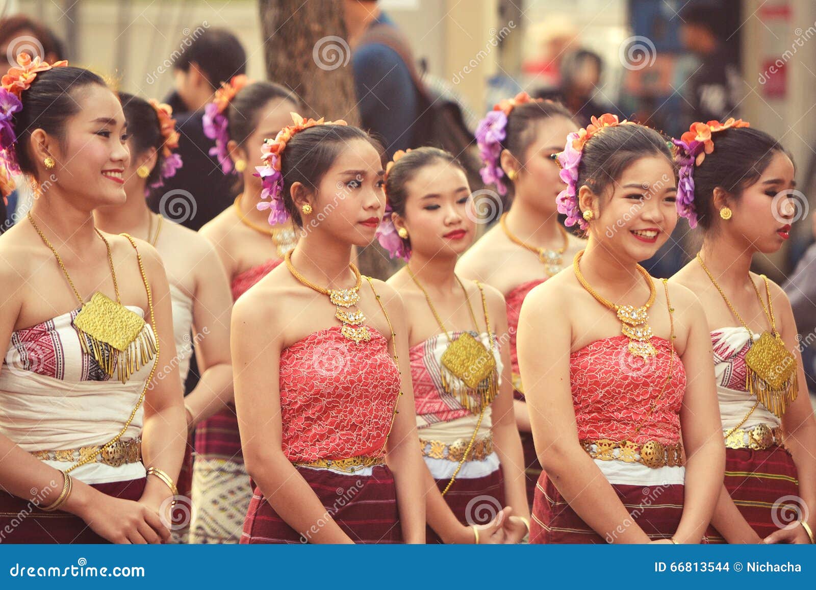 https://thumbs.dreamstime.com/z/beautiful-women-row-native-clothing-parade-flowers-festival-chiang-mai-thailand-66813544.jpg