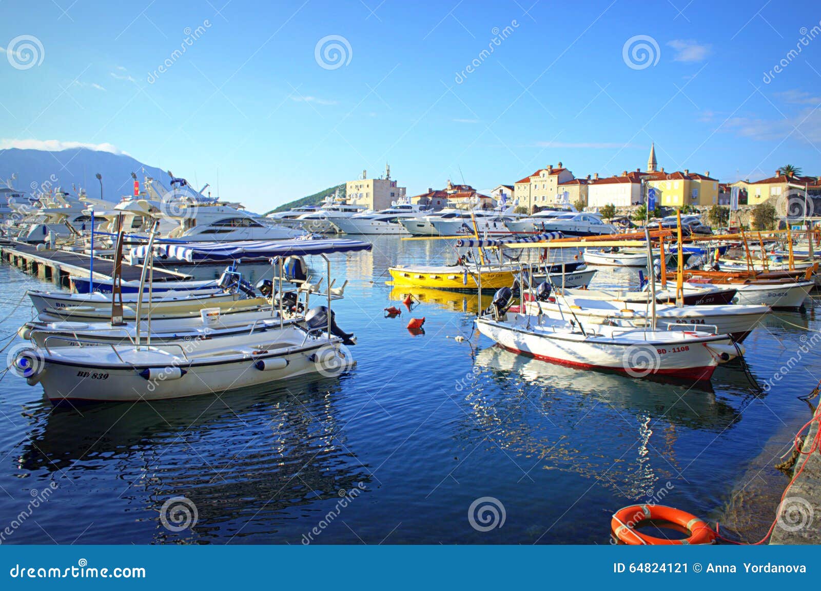 Beautiful Yacht Harbour View Editorial Photo - Image of mediterranean ...