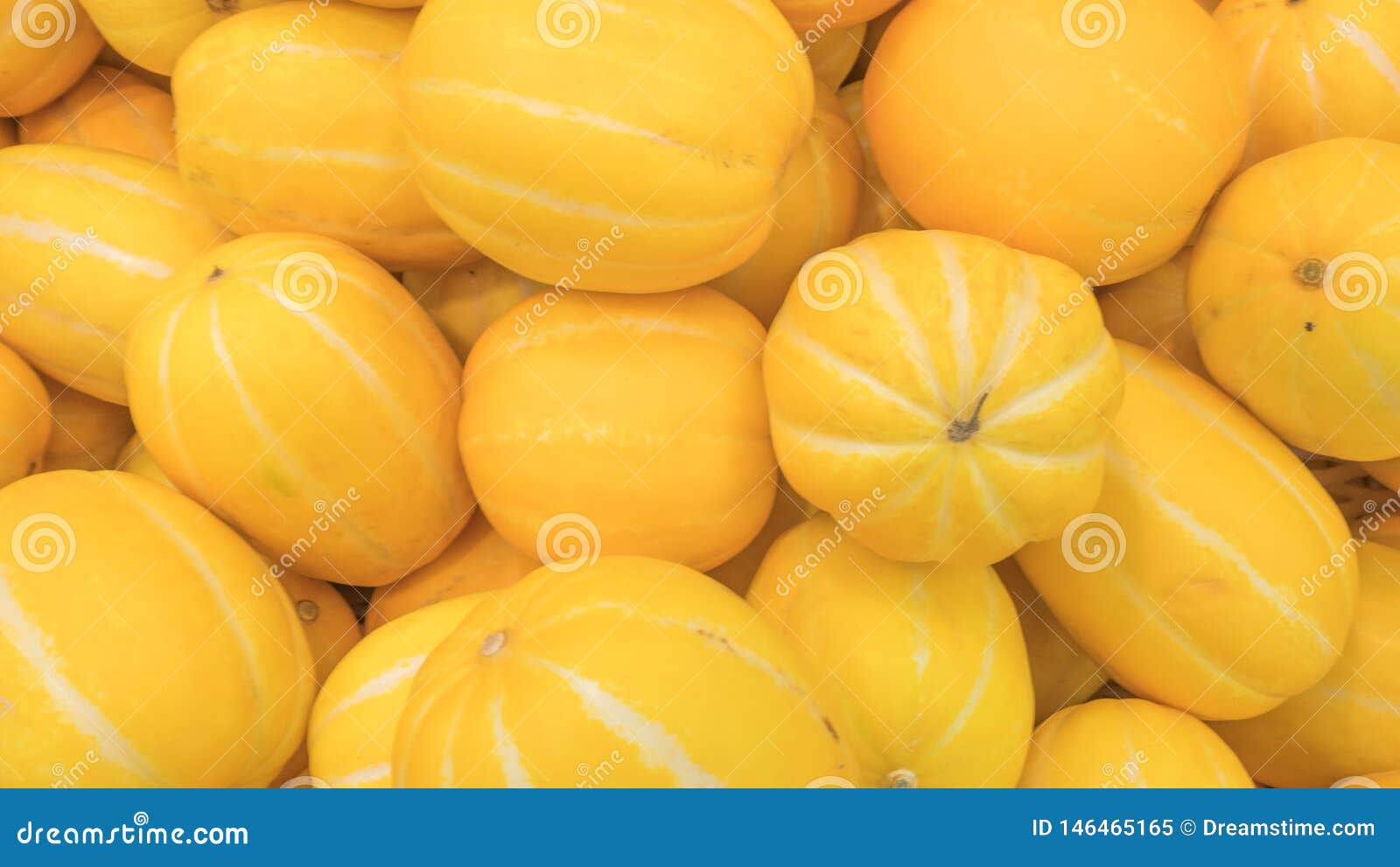 A Beautiful Yellow Melon Found In The Mart. Stock Image Image of food