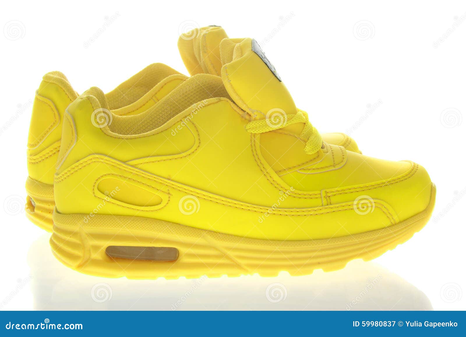 Beautiful Yellow Shoes. Isolated Stock Image Image of lifestyles, personal 59980837