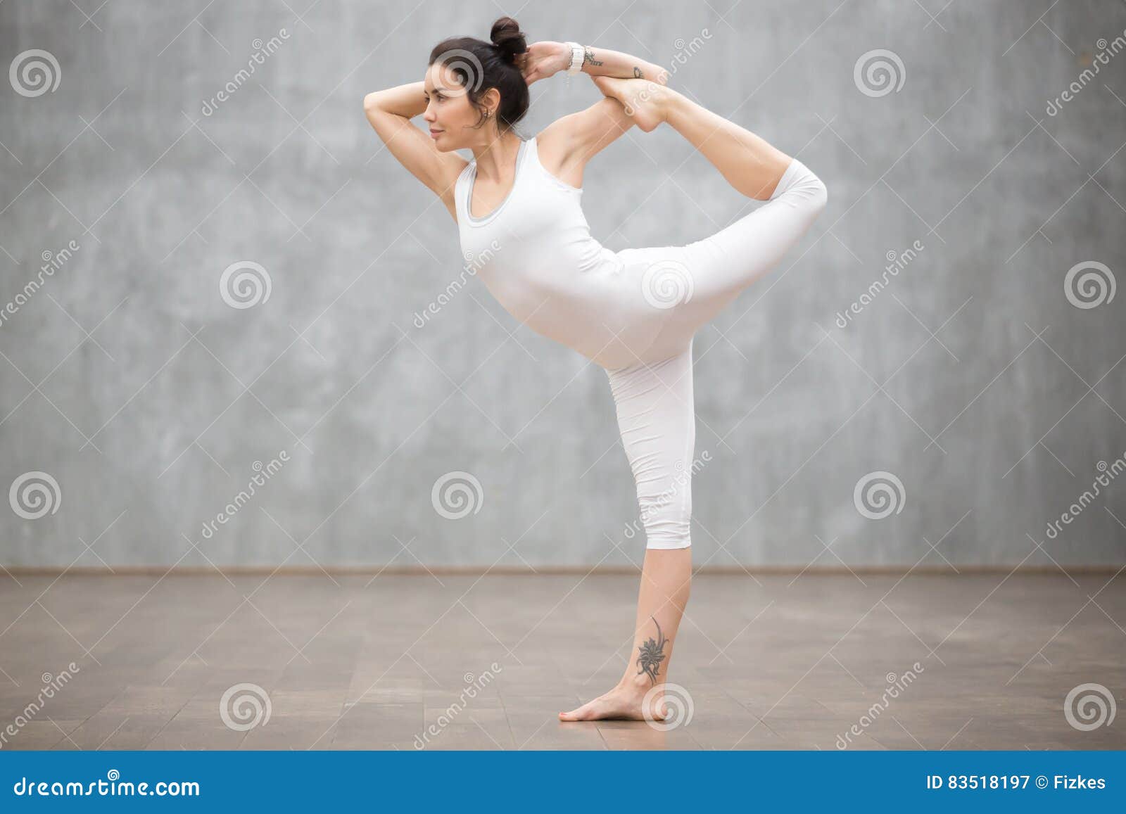 Beautiful Yoga: Natarajasana Pose Stock Image - Image of ...