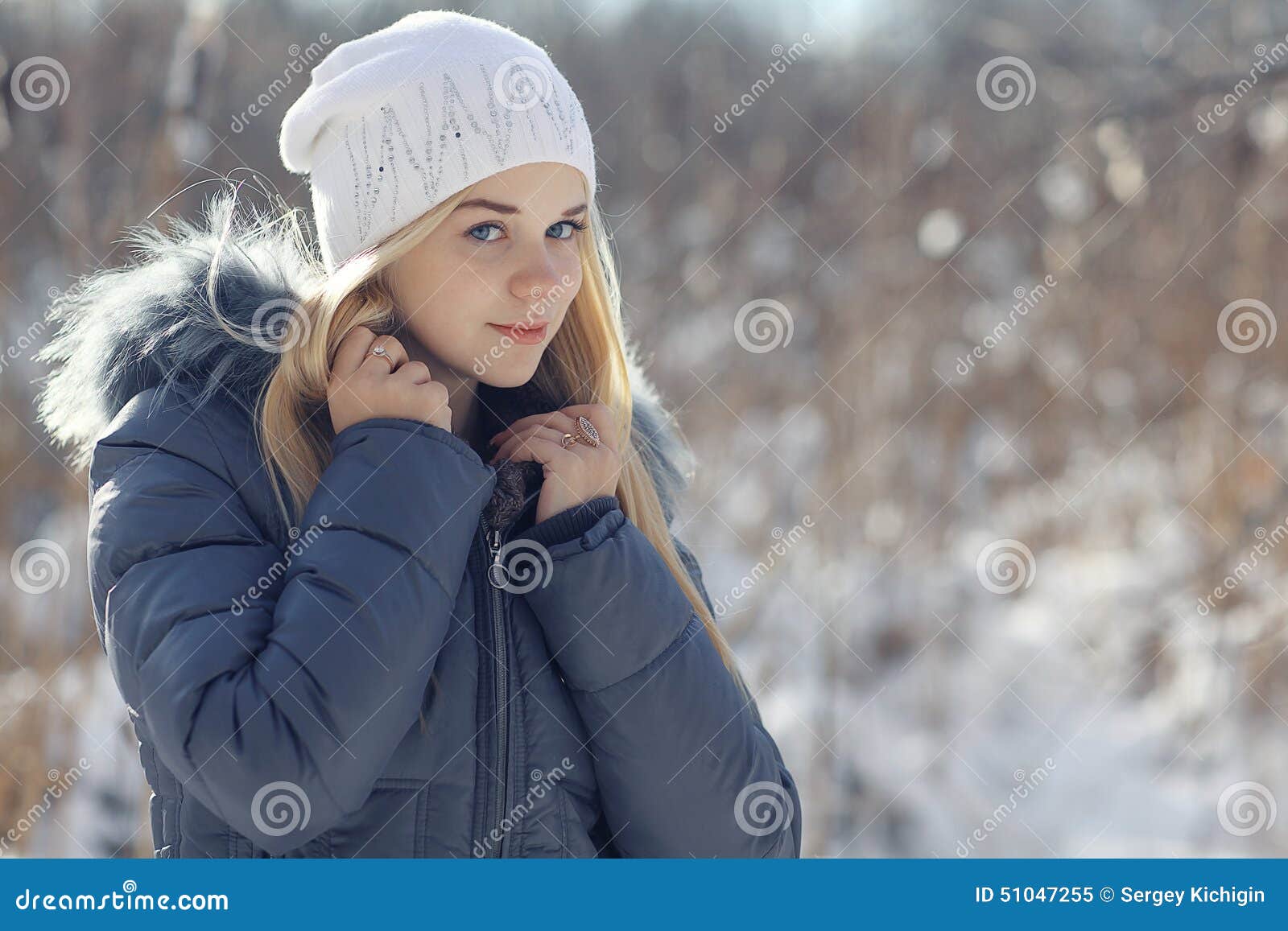 Beautiful Young Blonde Teen Stock Image - Image of blond, frost: 51047255