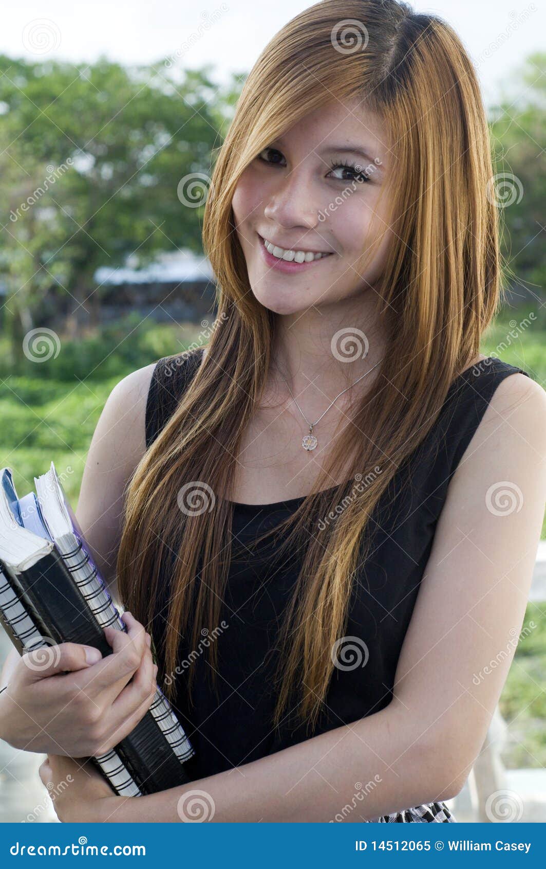 Beautiful Young College Student Stock Image Image of clothing, camera
