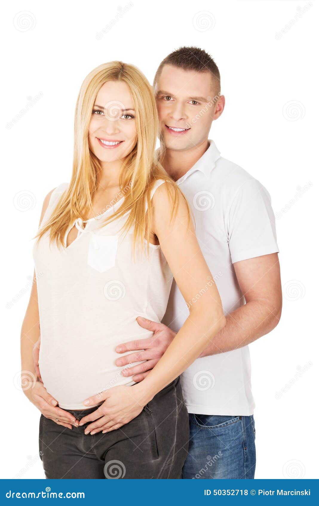Beautiful Young Couple Expecting B