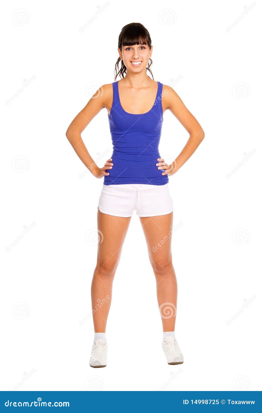 Beautiful Young Fitness Trainer Stock Image Image of sport