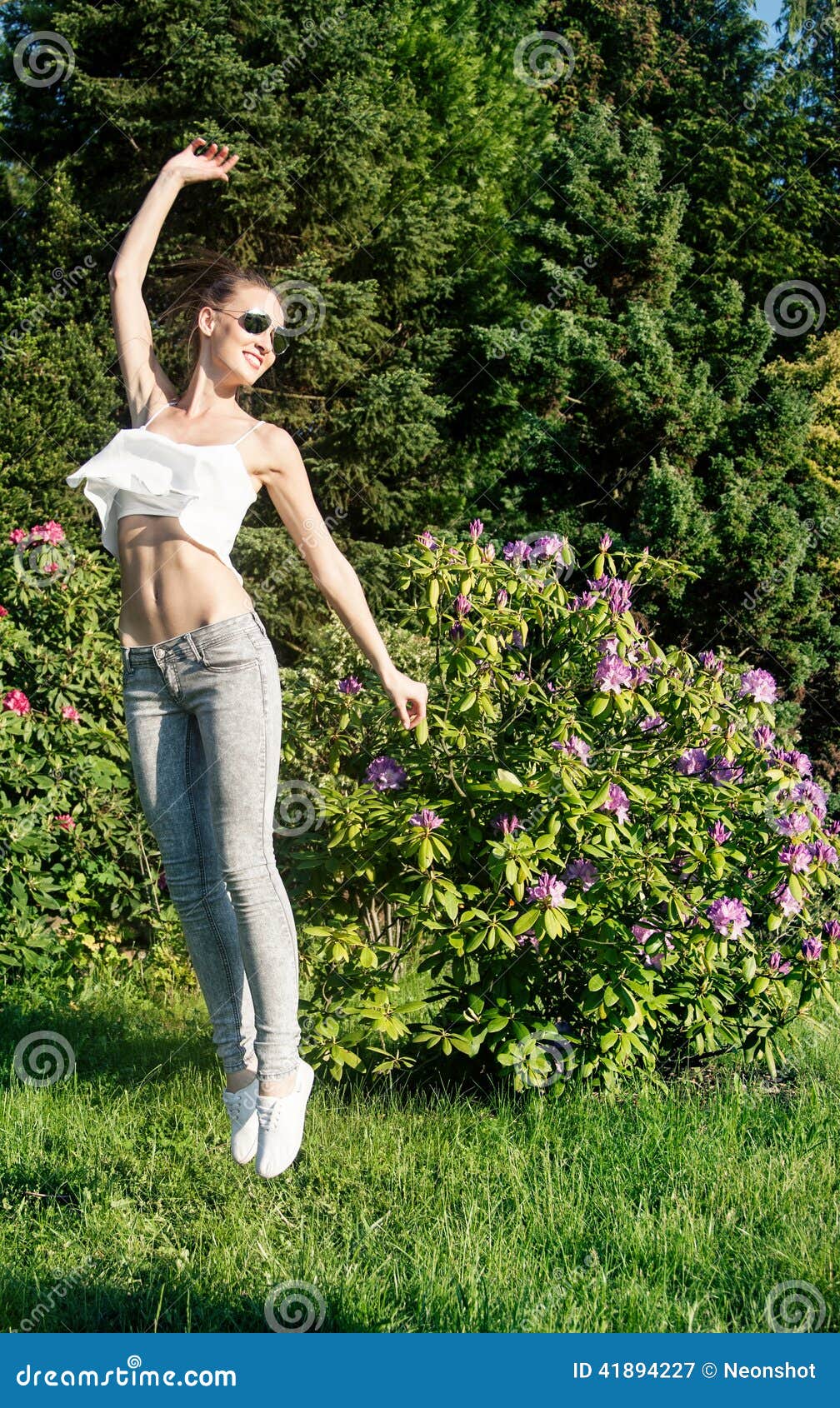 Beautiful Young Girl Posing Outdoor Stock Image Image Of Nature