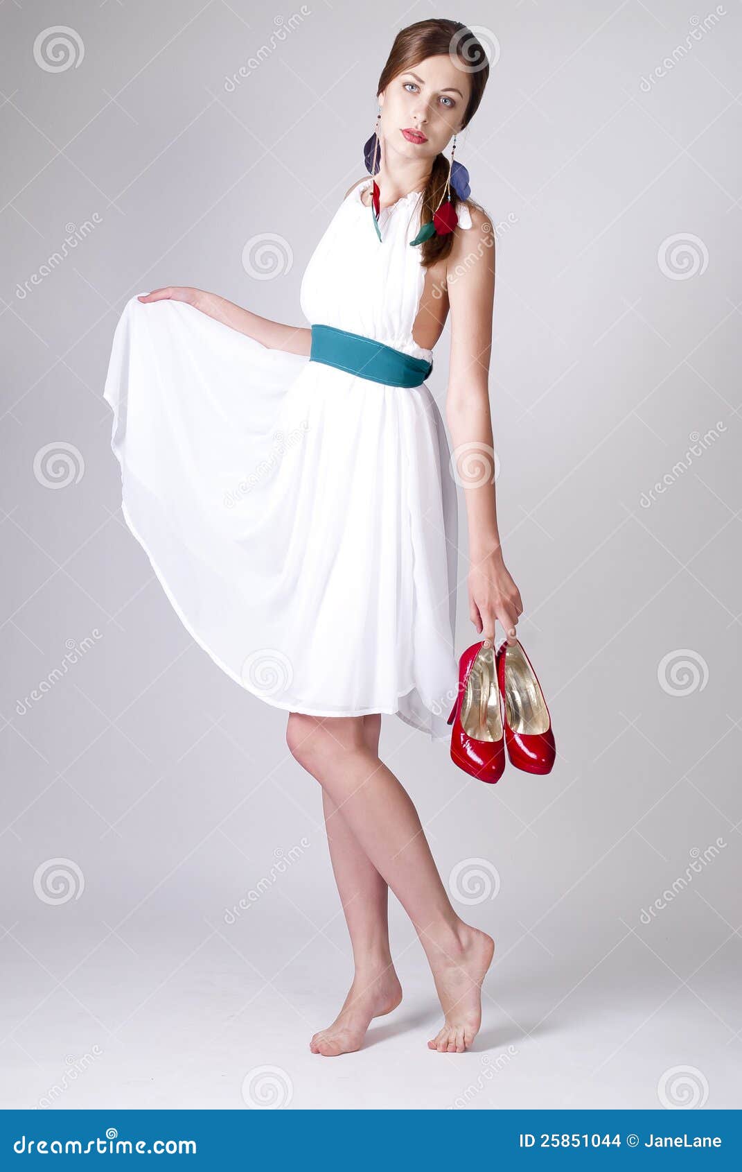Beautiful young lady stock photo. Image of portrait, comfort - 25851044