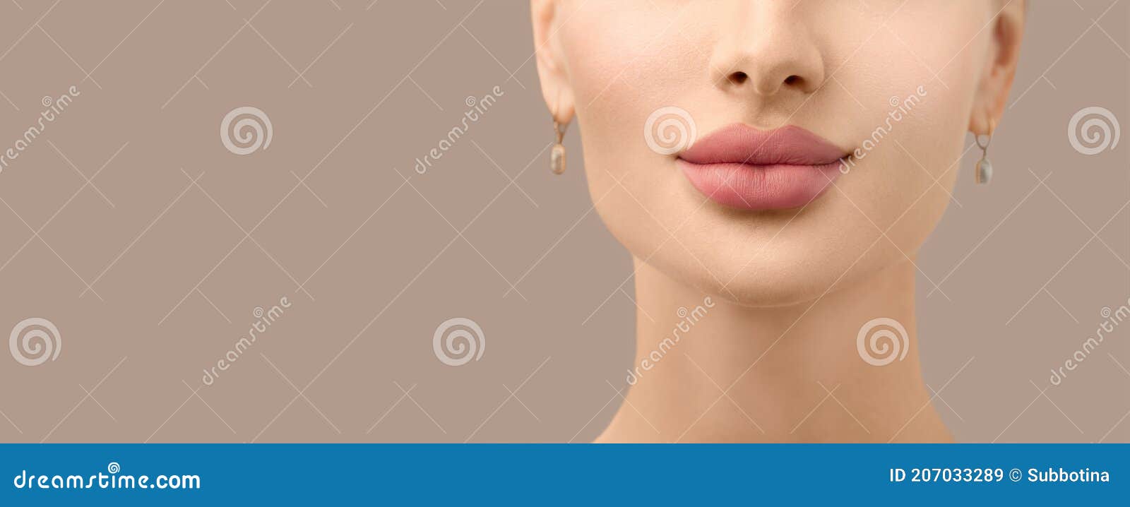 beautiful young model face closeup. lip filler injections. fillers. lip augmentation. perfect lips with hyaluronic acid