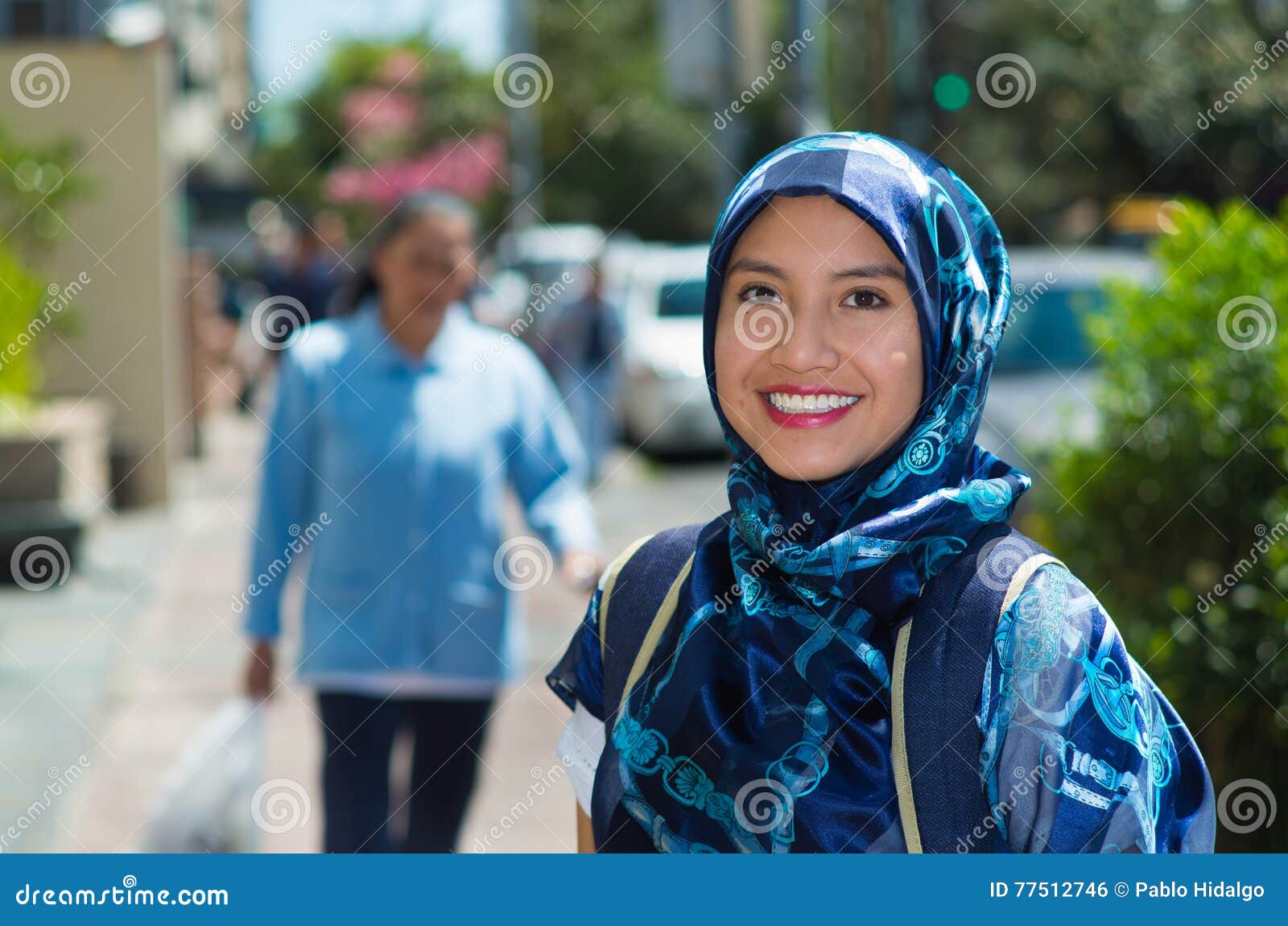 Muslim Young Woman Wearing Hijab Stock Image 