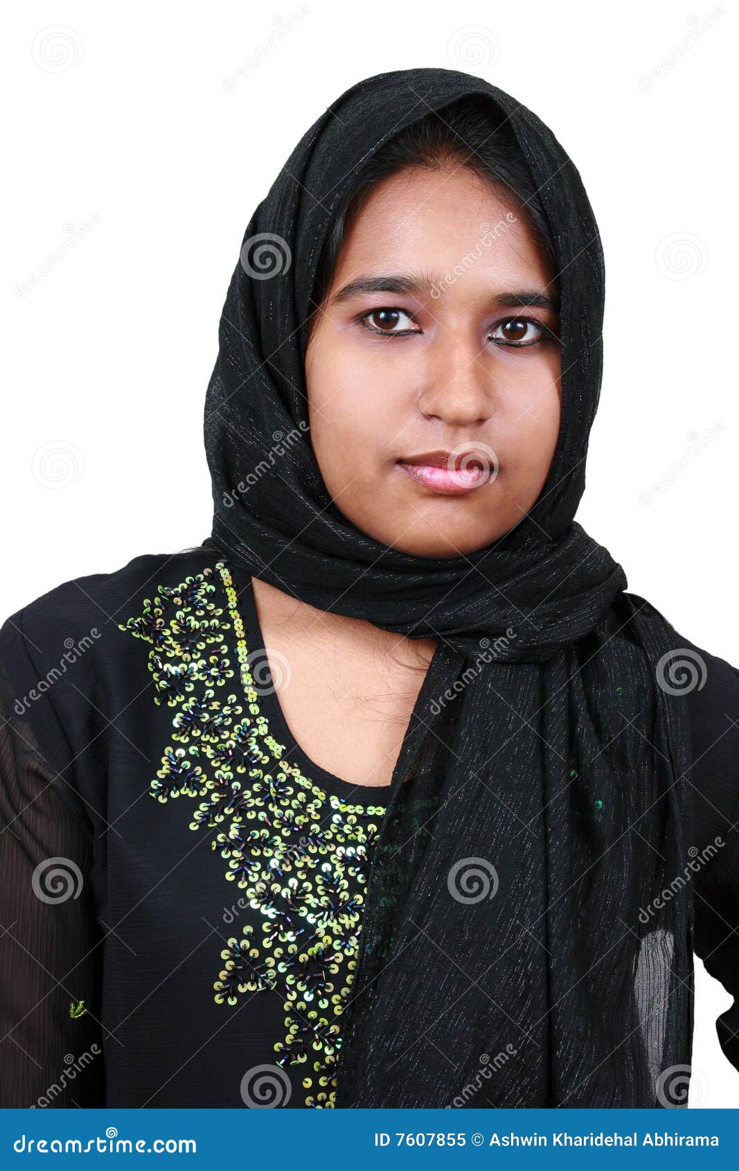 Beautiful Young Pakistani Girl. Stock Image Image of costume, sequin