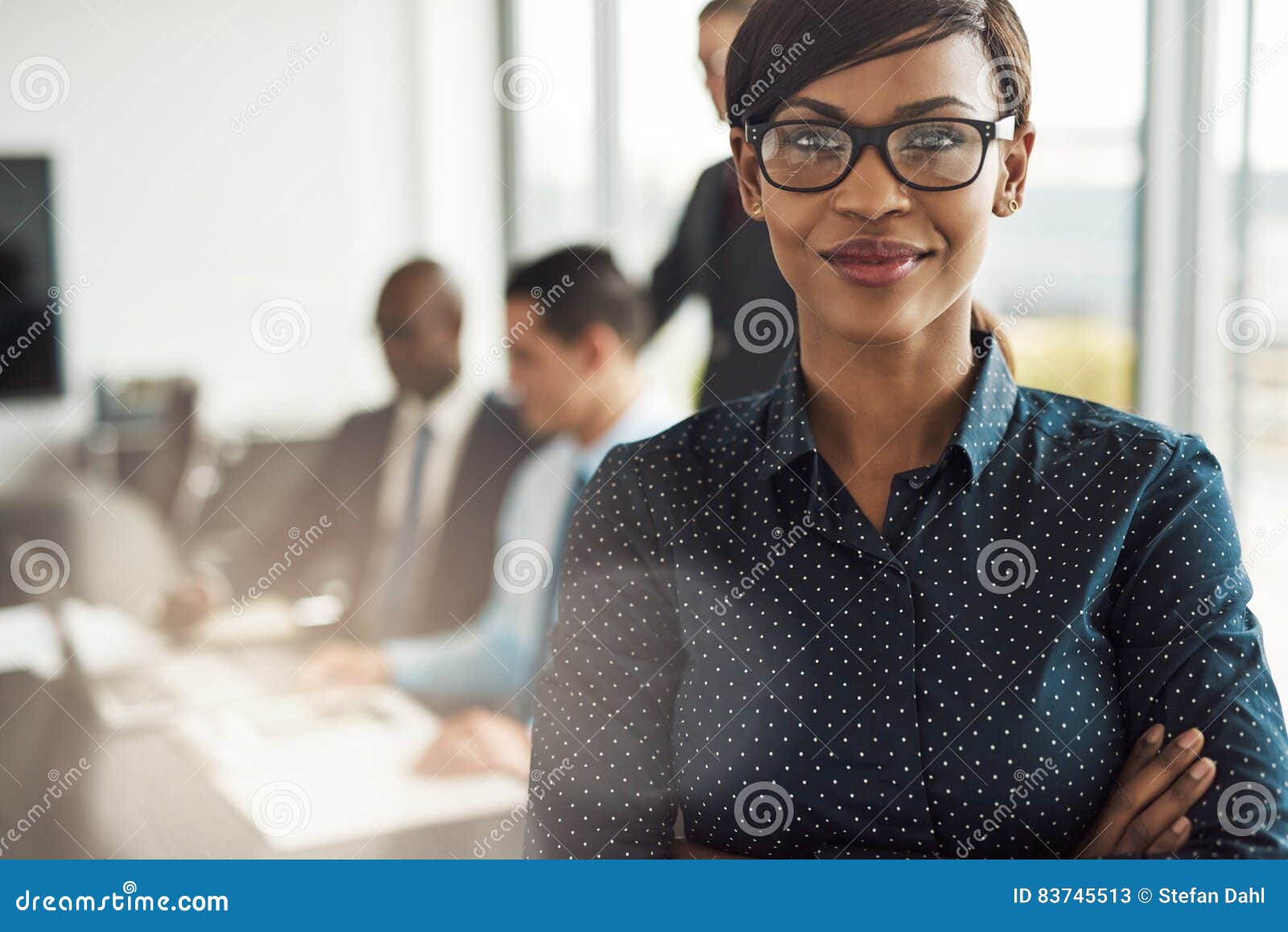Beautiful Young Professional Woman In Office Stock Image Image