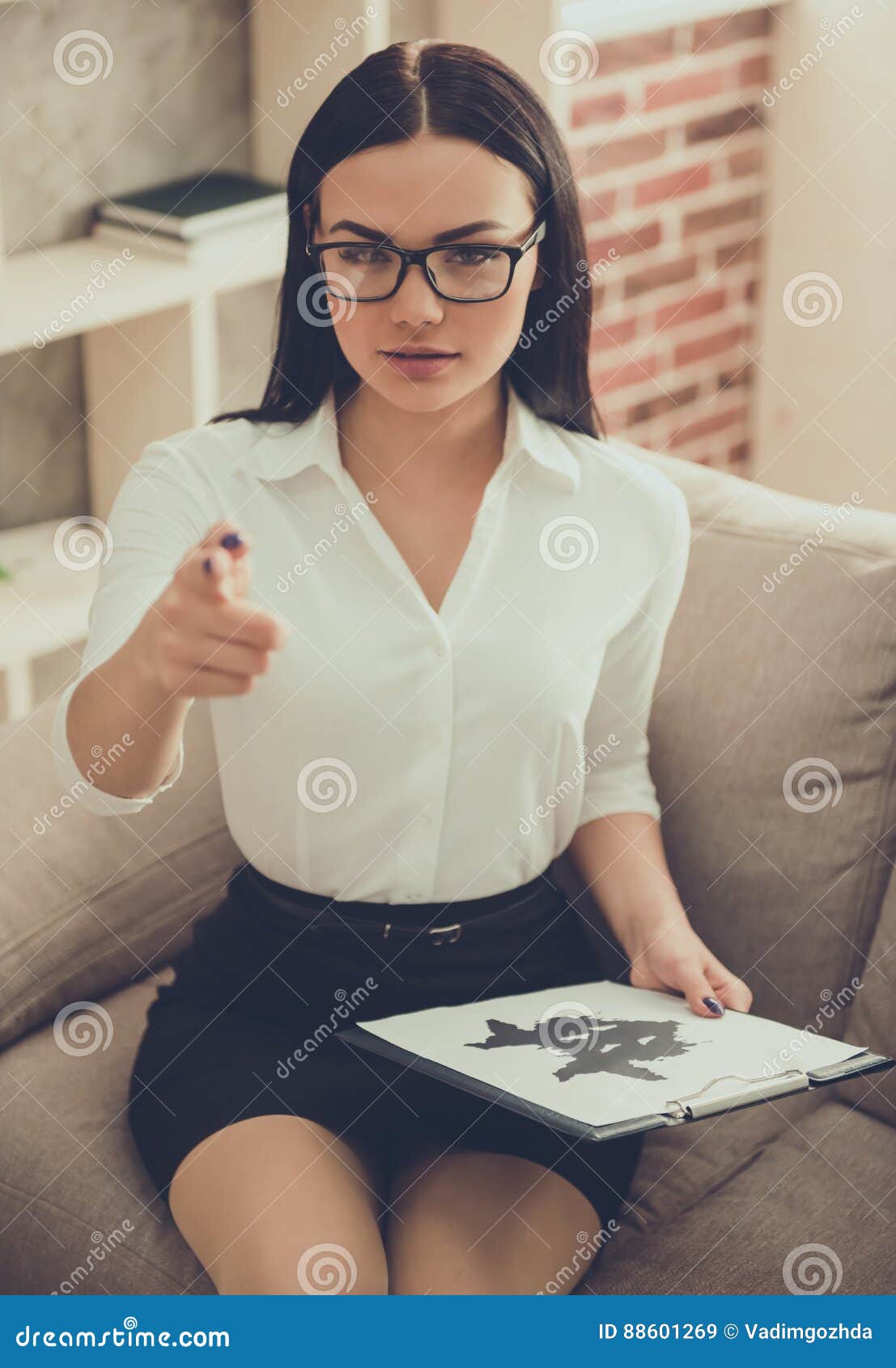 Beautiful Young Psychologist Stock Image Image Of Concept Listen 