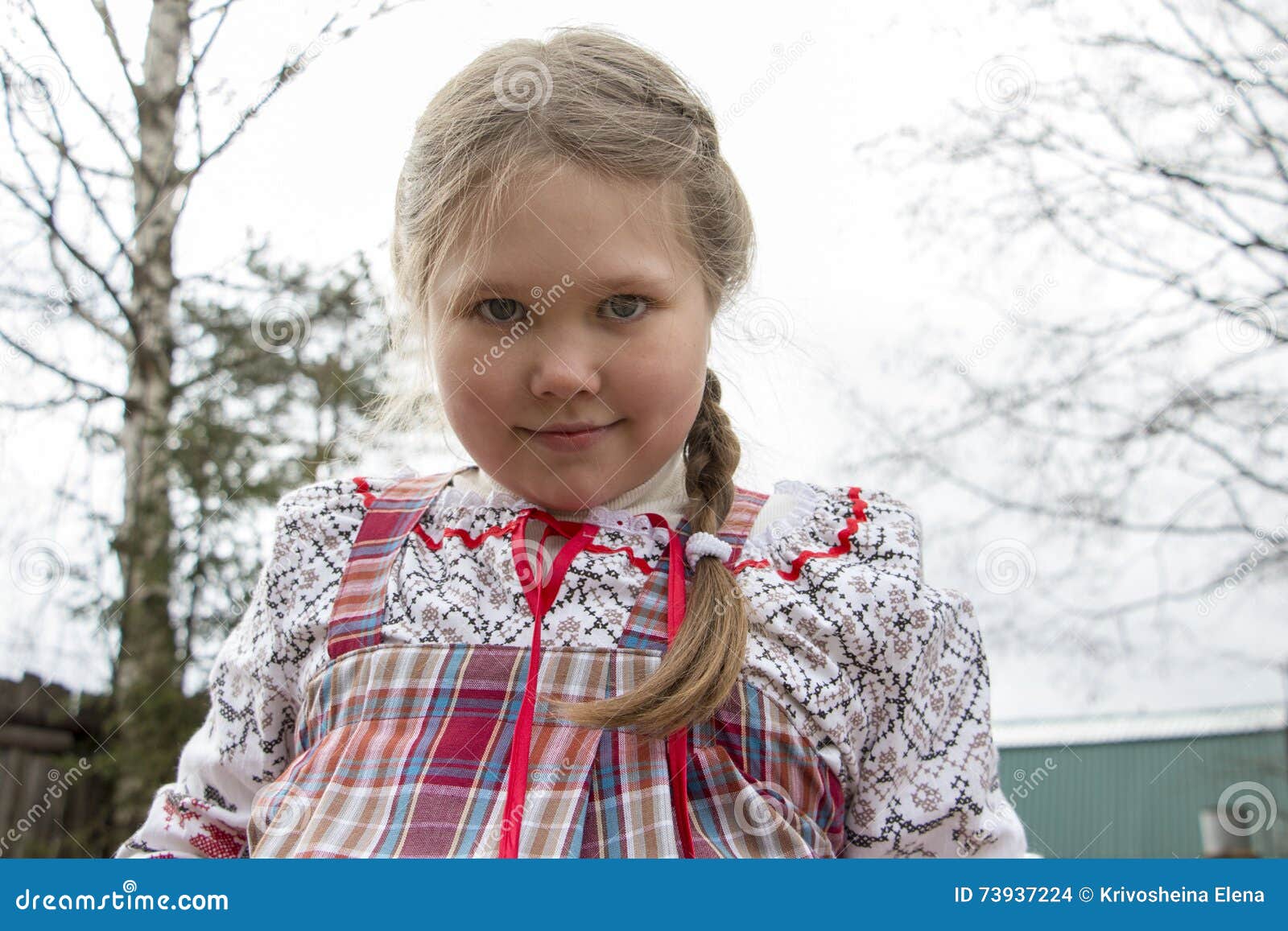 Young Little Russian Girl