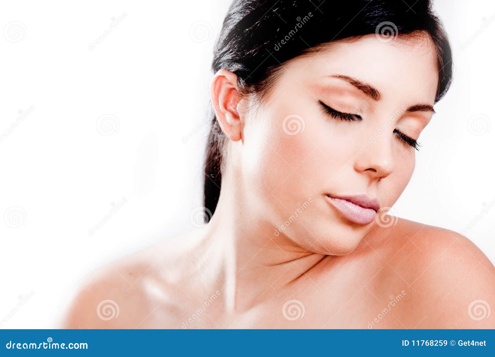 Beautiful Young Skin Care Model Stock Image - Image of glamour, facial