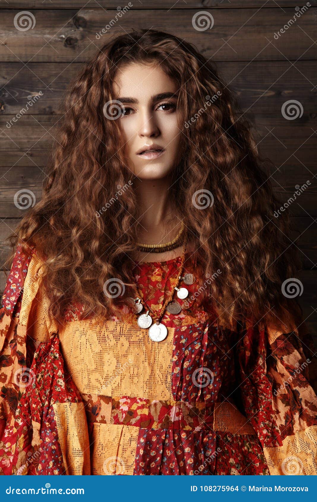 Beautiful Young Woman with Long Curly Hairstyle, Fashion Jewelry with Brunette Hair. Indian Style Clothes, Long Dress Stock Photo - Image of jewelry, cute: 108275964 Beautiful Young Woman with Long Curly Hairstyle, Fashion Jewelry with Brunette Hair. Indian Style Clothes, Long Dress Stock Photo - Image of jewelry, cute: 108275964