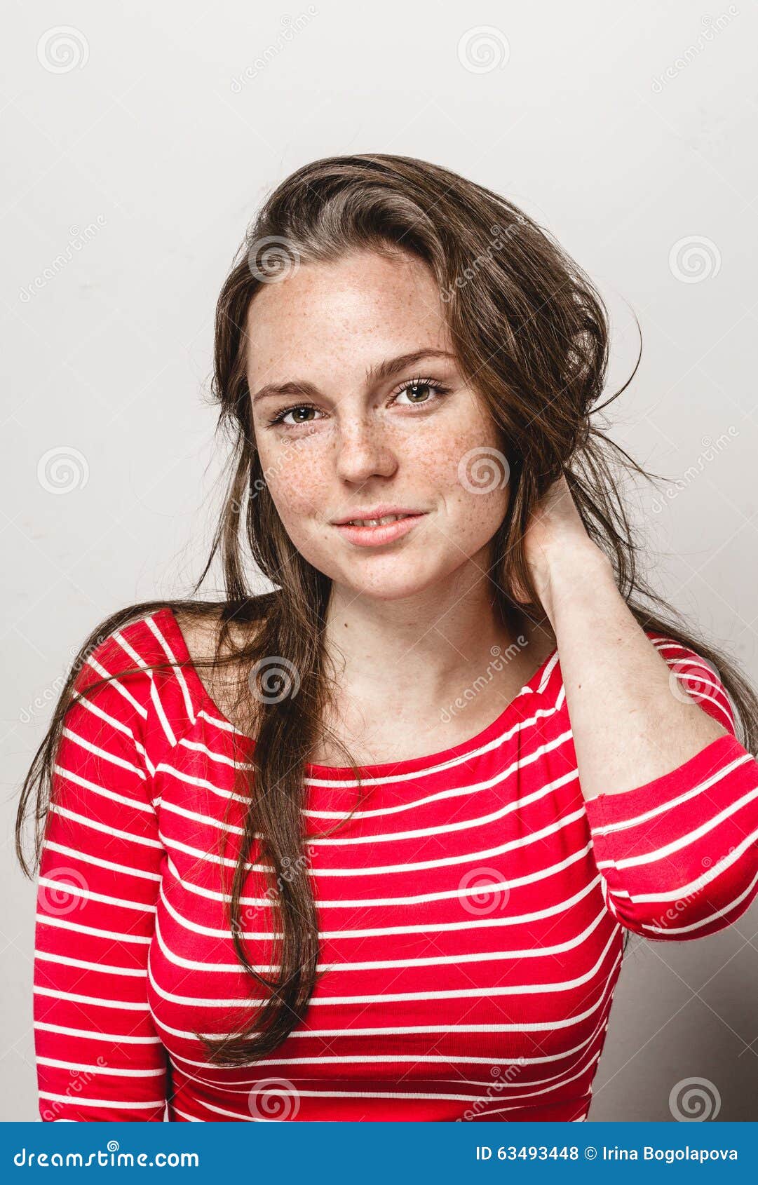 Freckles Brunette