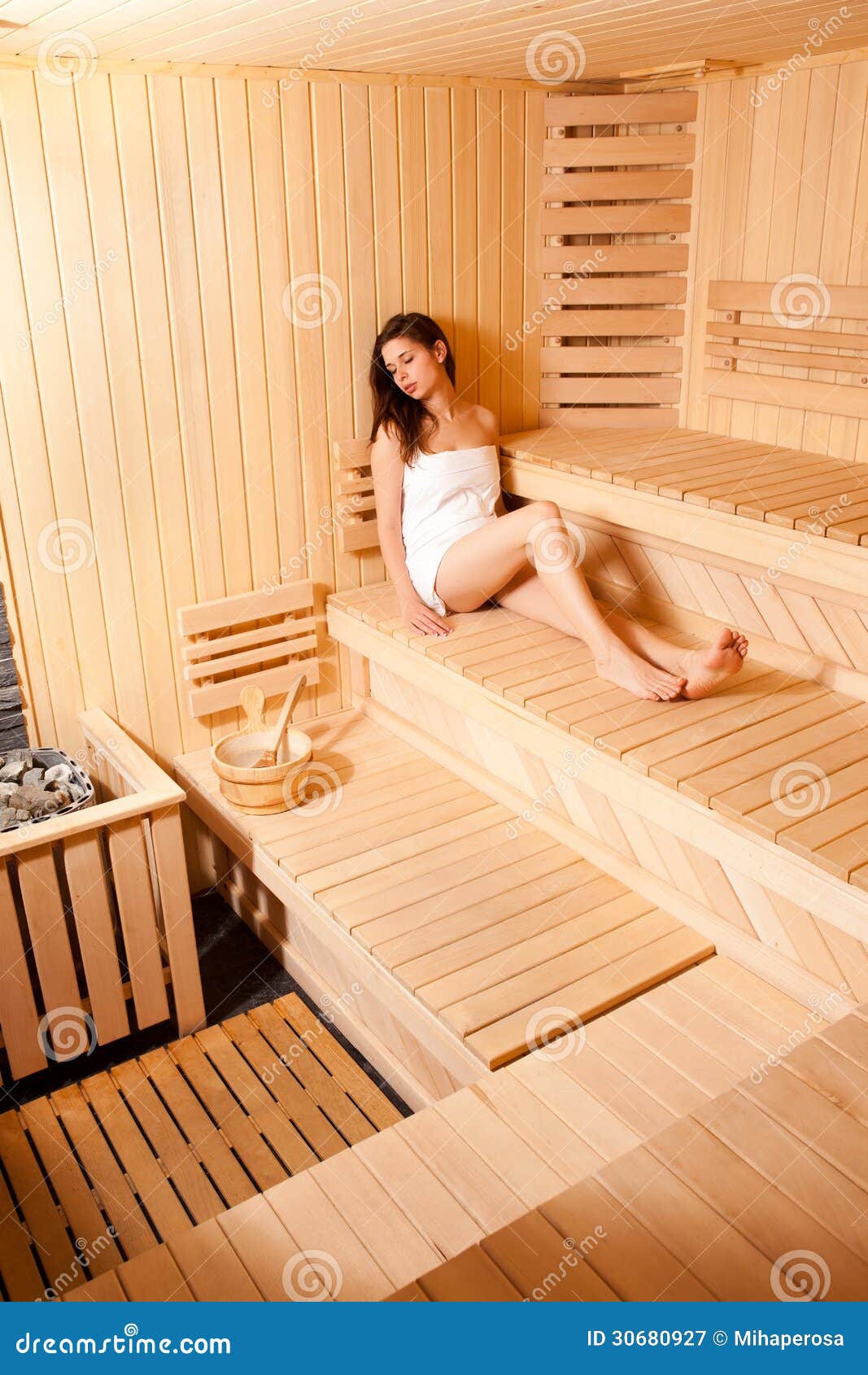 skin treatment spa Beautiful Woman Royalty Young Free In Stock Relaxing Sauna