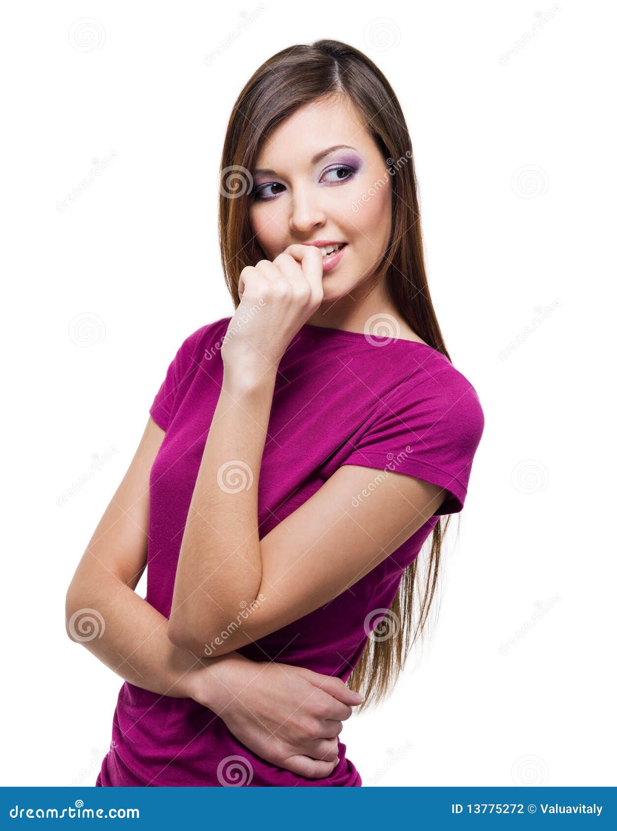 Beautiful Young Woman With An Sly Look Stock Photography Image 13775272