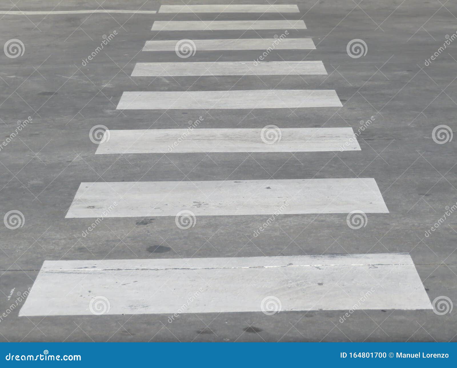 beautiful zebra crossing for the safety of persons