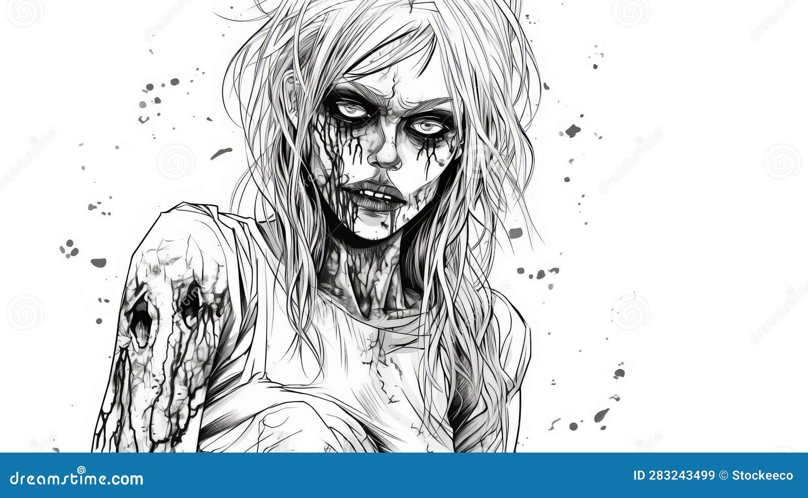 Zombie Female White Adult Zombie Female White Adult