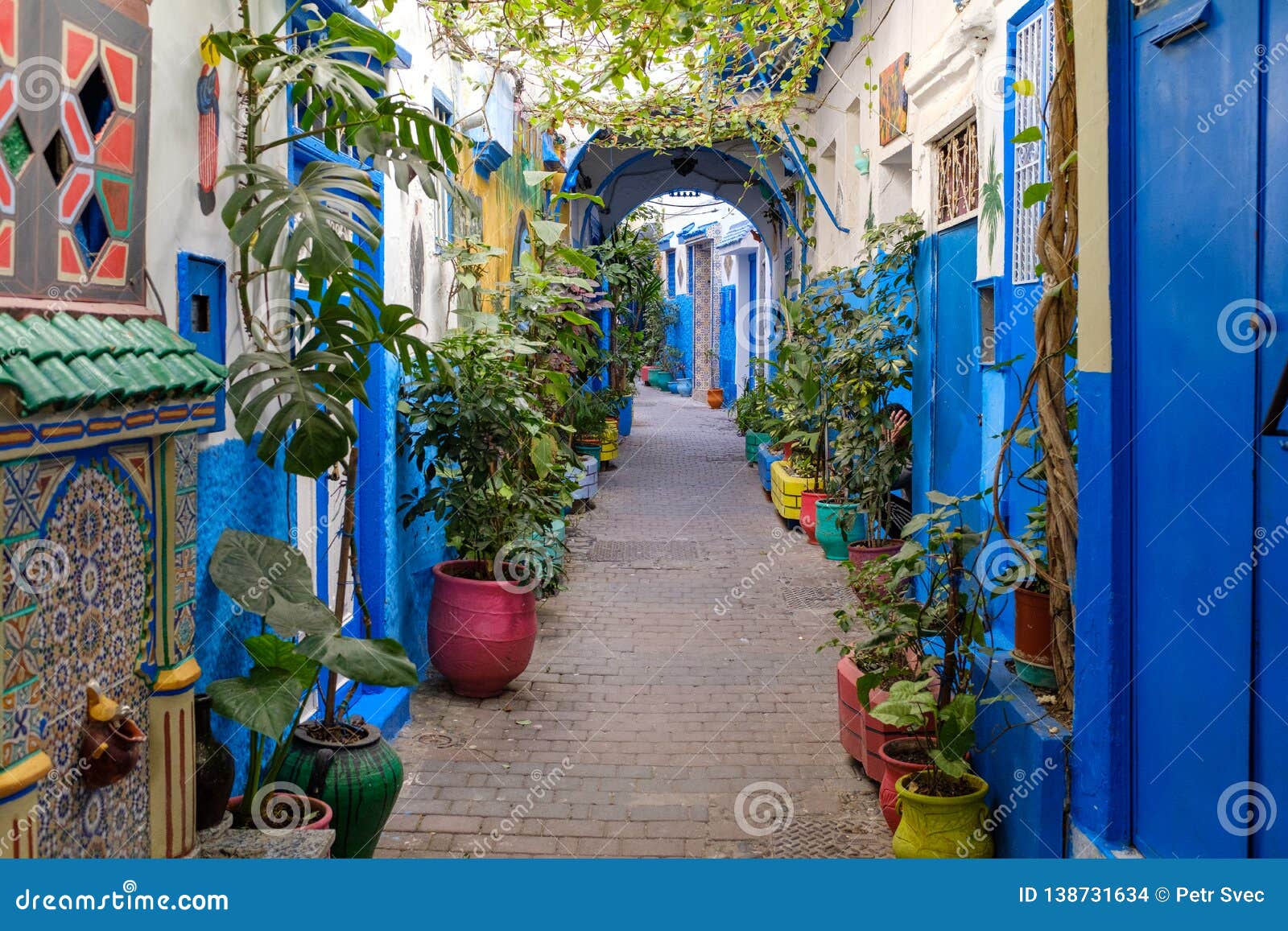 colourful alleys of tangier medina