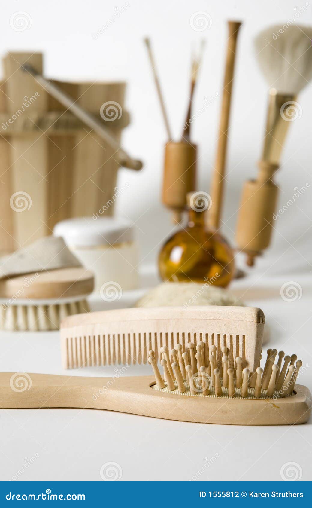 Beauty accessories stock photo. Image of cosmetics, isolated 1555812