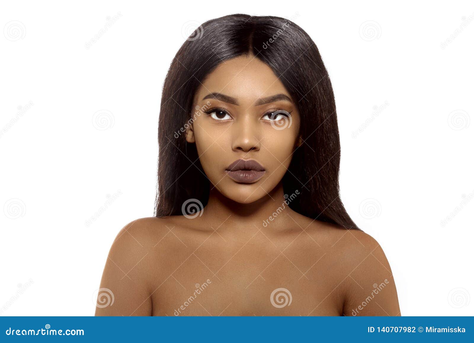 Beauty Black Skin Woman African Ethnic Female Face Young African