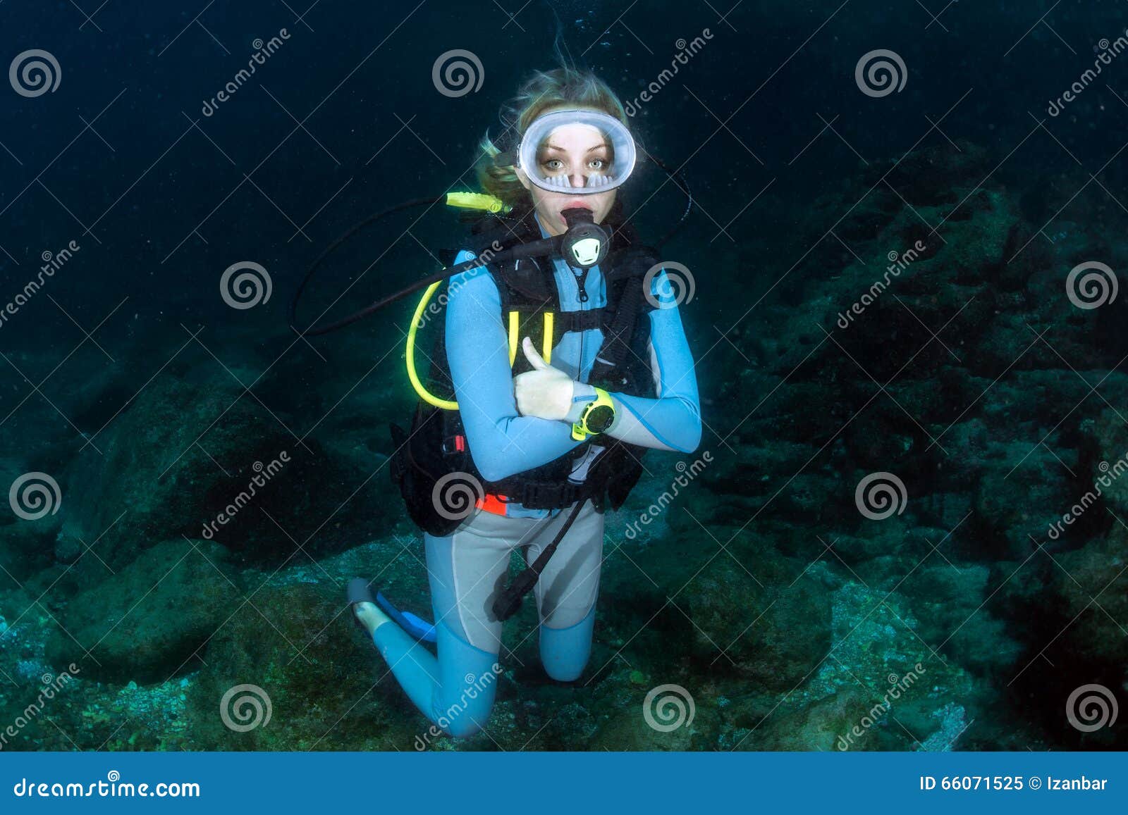 Girl Scuba