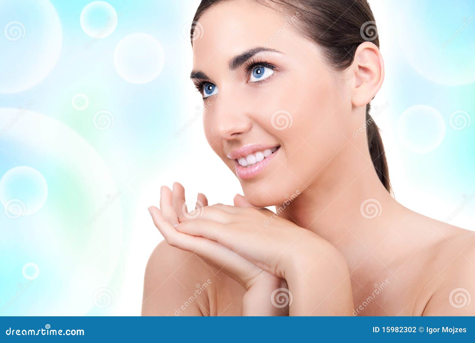 Beauty and bubbles stock photo. Image of bubble, body 15982302