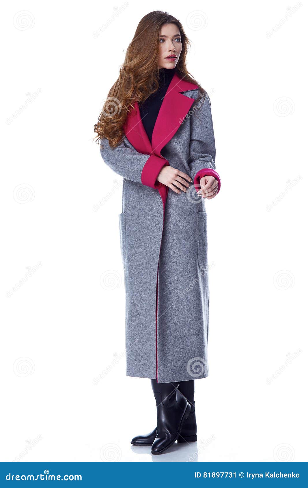 Beauty Business Woman Model Wear Stylish Design Stock Image - Image of ...