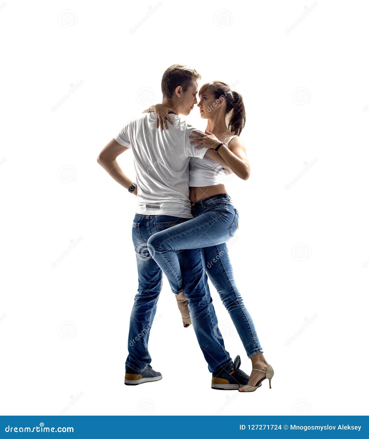 Couple Dancing Social Danse Stock Photo - Image of dance, dancer: 127271724