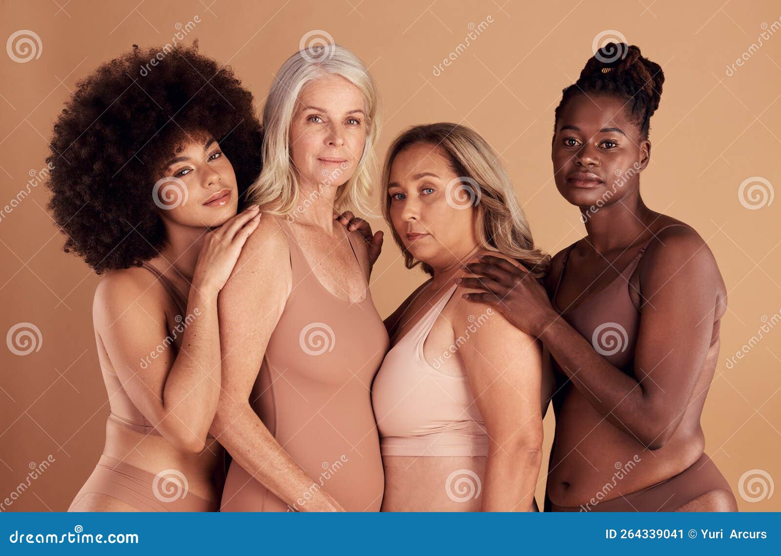 Group of Women Wearing Underwear · Free Stock Photo