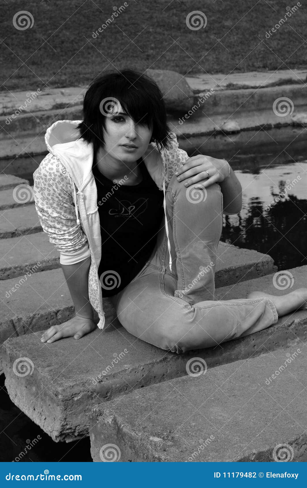Beauty Emo Girl Stock Photo Image Of Slab Teenager 11179482