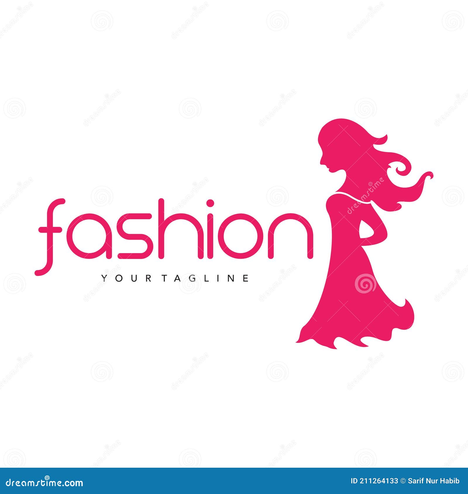 Beauty Fashion Logo Design Template Stock Vector - Illustration of ...