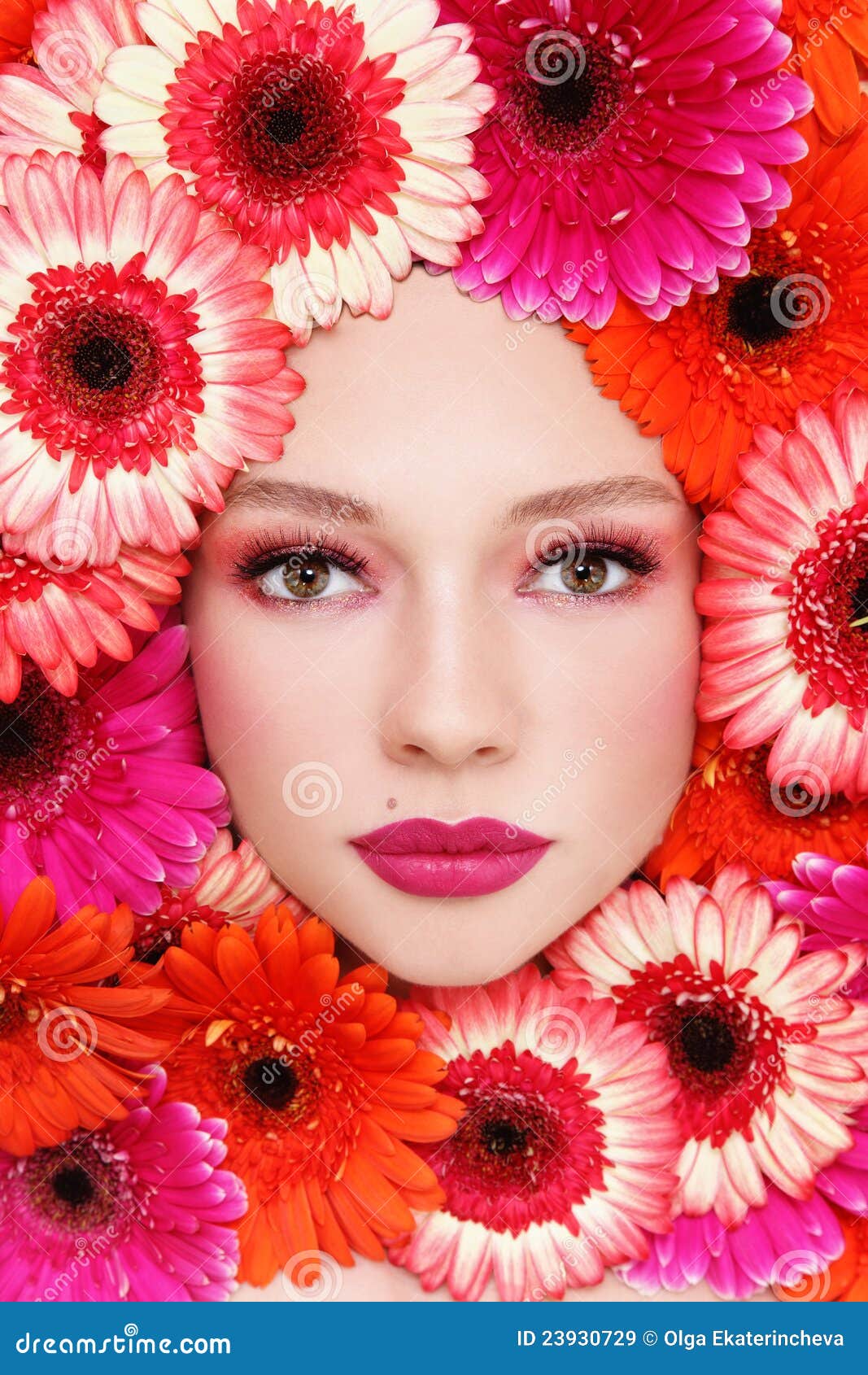 Beauty in flowers stock image. Image of colorful, cosmetology 23930729
