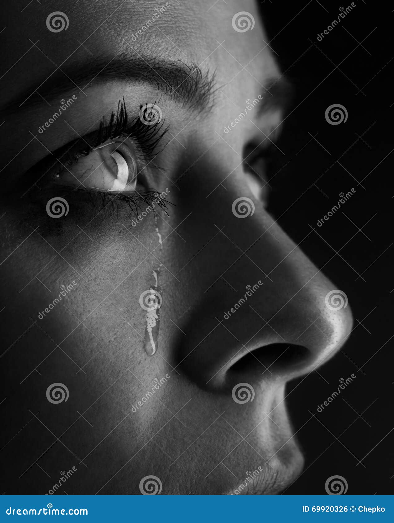 Beauty girl cry stock photo. Image of misery, girl, eyes - 69920326