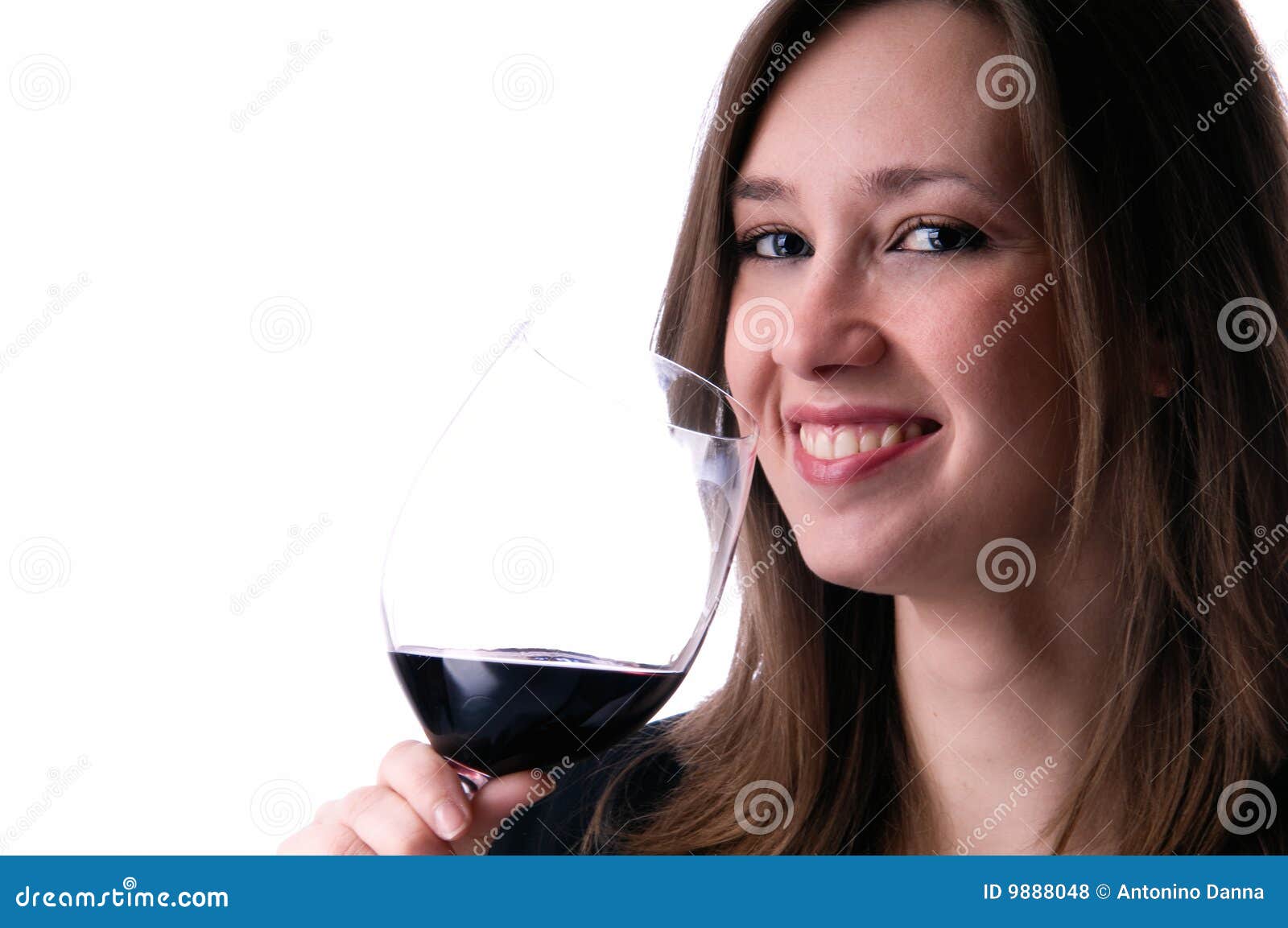 Beauty girl drink wine stock photo. Image of beauty, drinking 9888048