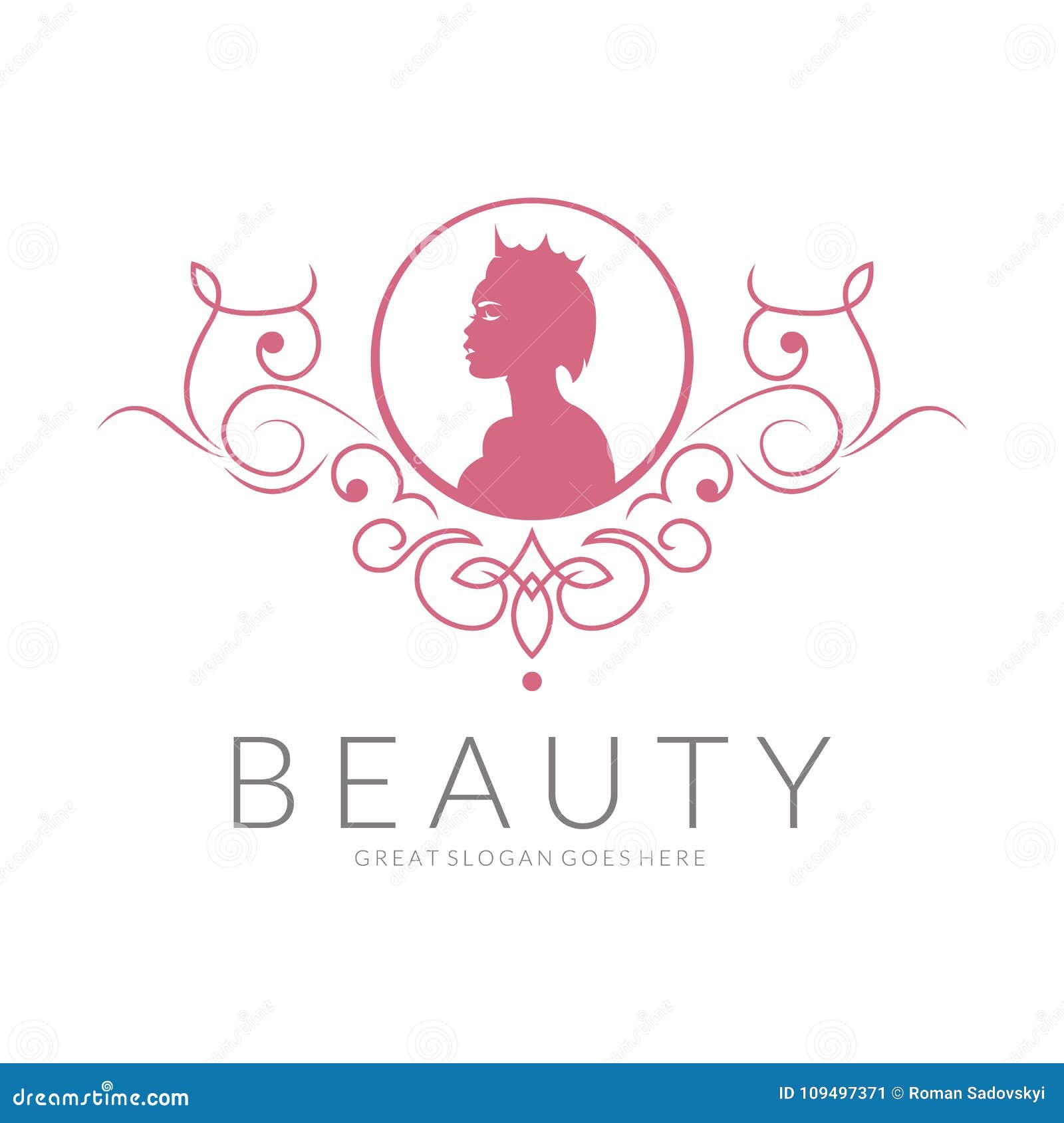 Beauty Logo Vector Logo Design For Beauty Salon Hair Salon Cosmetic Stock Illustration Illustration Of Love Logo