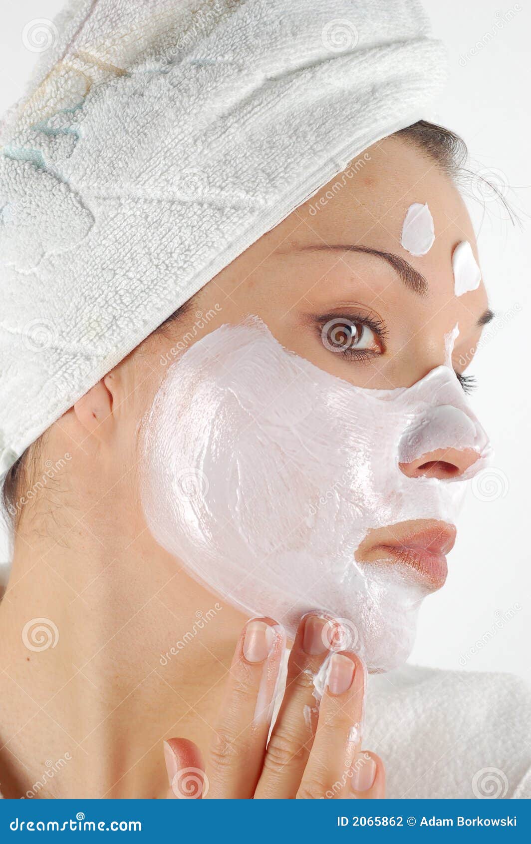 Beauty mask 19 stock photo. Image of ladies, girl, creams 2065862
