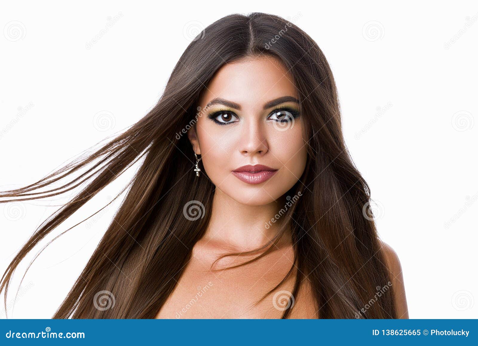 Femmes Nues Aux Cheveux Longs
