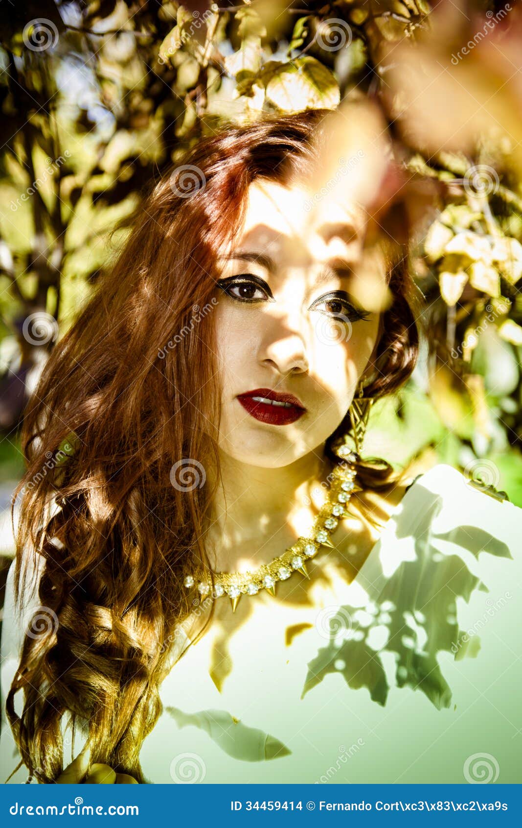 Beauty Romantic Girl Outdoor Stock Photo - Image: 34459414