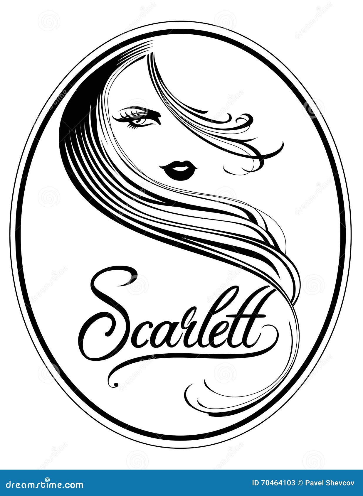 beauty salon logo concept hair made capital s letter abstract design massage magazine cosmetic spa 70464103