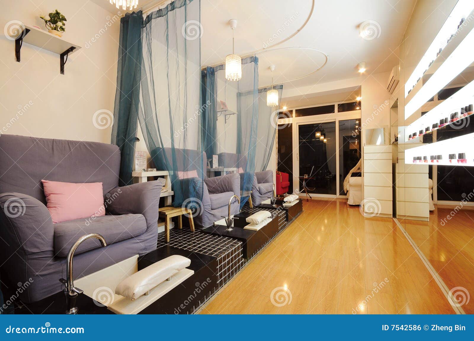 Beauty shop stock photo. Image of design, decorate, indoor 7542586