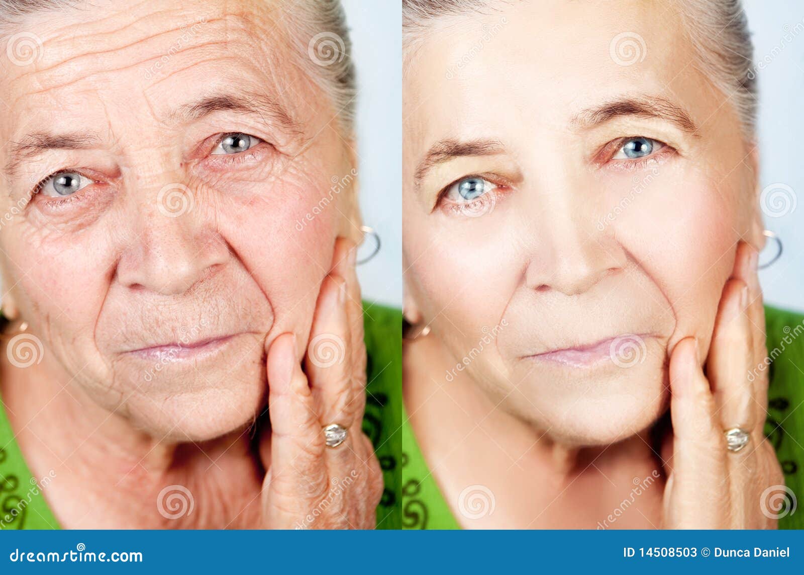 Beauty And Skincare Concept No Aging Wrinkles Stock Photos Ima