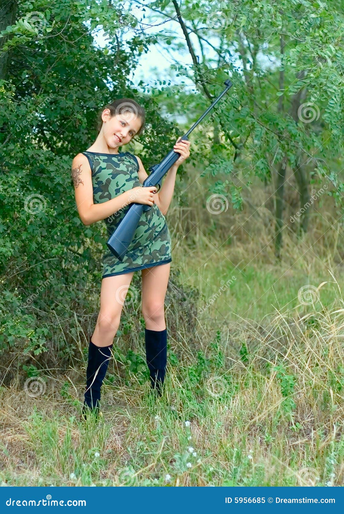 Beauty teen girl on nature stock photo. Image of fashion 