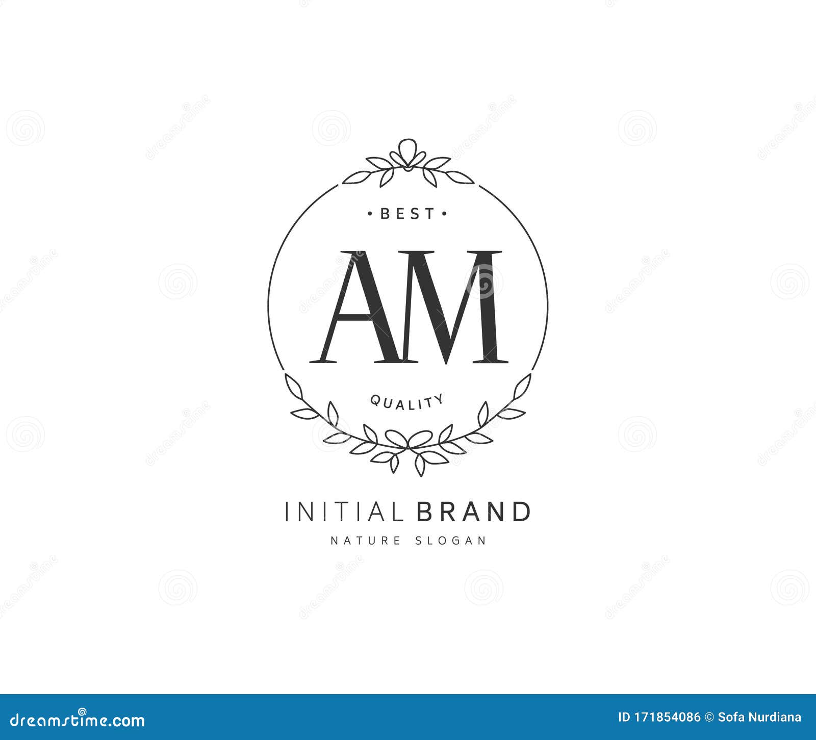 Wedding monogram for laser cutting. A M initials of the wedding decorative  logo in a floral frame. The perfect gift for your wedding day. Stock Vector  | Adobe Stock