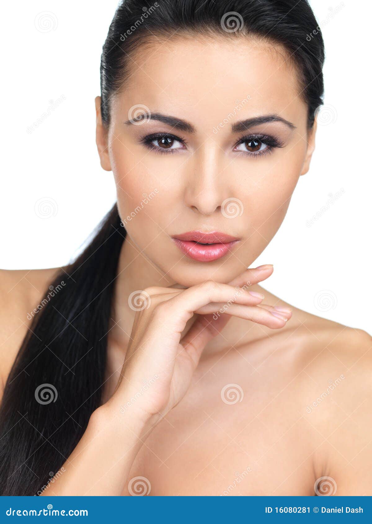 Beauty on white background stock image. Image of person 16080281