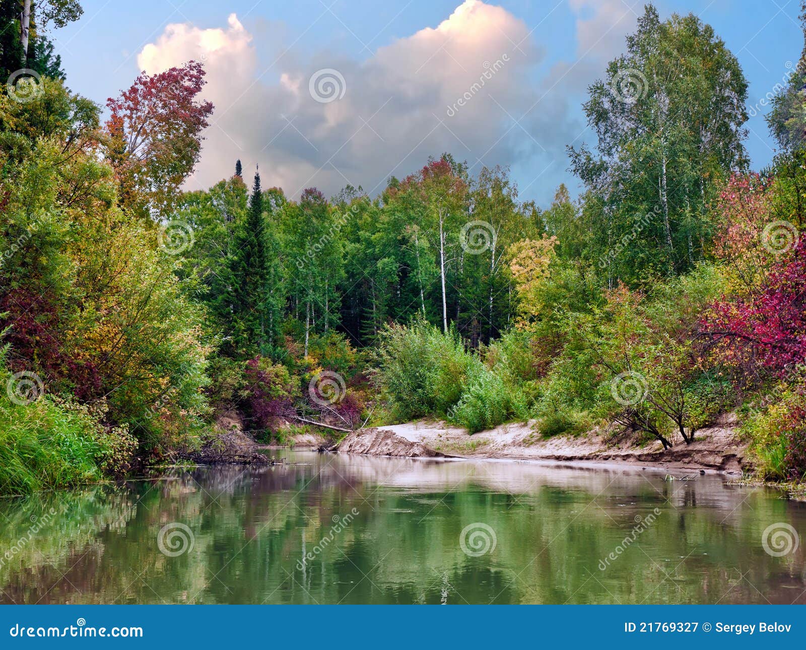 Beauty of Wild Nature in Siberia Stock Image - Image of ripple, rural:  21769327